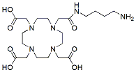 Molecular structure of the compound: 4-Aminobutyl-DOTA