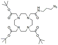 Molecular structure of the compound: Azido-mono-amide-DOTA-tris(t-Bu ester)