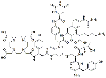 Molecular structure of the compound: DOTA-JR11