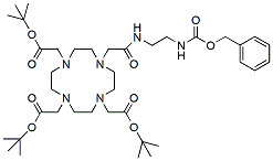 Molecular structure of the compound: DOTA(OtBu)3-Amido-C2-Cbz