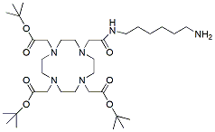 Molecular structure of the compound: HMDA-DOTA-tris(t-Bu ester)