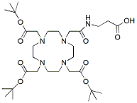 Molecular structure of the compound: DOTA-tris(t-Bu ester)-beta-Ala