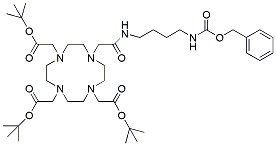 Molecular structure of the compound: DOTA(OtBu)3-Amido-C4-Cbz