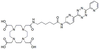 Molecular structure of the compound: Py-Tz-Py-Capranol-DOTA