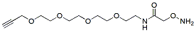 Molecular structure of the compound: Aminooxy-amido-PEG4-propargyl