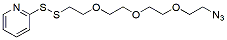 Molecular structure of the compound: Azido-PEG3-SSPY