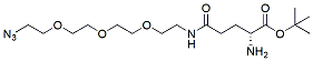 Molecular structure of the compound: D-Glu-OtBu-PEG3-azide