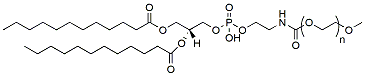 Molecular structure of the compound: mPEG-DLPE, MW 2,000