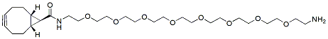 Molecular structure of the compound: exo-BCN-amido-PEG8-amine