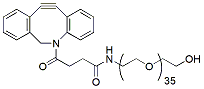 Molecular structure of the compound: Hydroxy-PEG35-DBCO