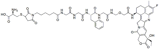 Molecular structure of the compound: Cys-MC-GGFG-Dxd