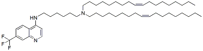 Molecular structure of the compound: CF3-2N6-UC18 Lipid (neat oil)