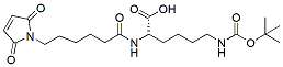 Molecular structure of the compound: Mal-C6-Lys(Boc)