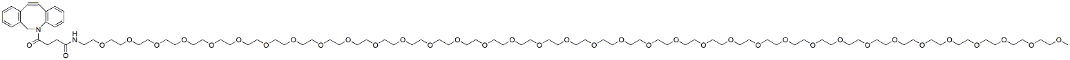 Molecular structure of the compound: m-PEG36-DBCO