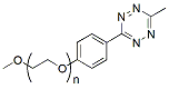 Molecular structure of the compound: Methyltetrazine-mPEG, MW 10,000