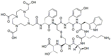Molecular structure of the compound: Dotatate